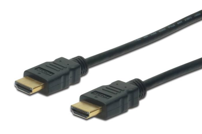 Кабель DIGITUS HDMI (M/M), High speed/Ethernet, 3м, чорний