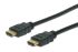 Кабель DIGITUS HDMI (M/M), High speed/Ethernet, 3м, черный