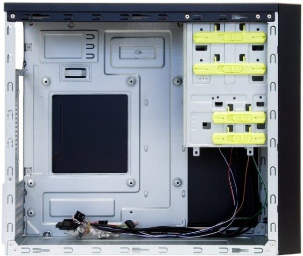 Корпус CHIEFTEC Elox HT-01B, без БЖ, 2xUSB3.1, VGA 340мм, mATX, чорний