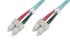 DIGITUS Fiber Optic Patch Cord, SC to SC, Multimode 50/125 µ, Duplex Length 2m, Class OM3