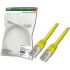 Патч-корд DIGITUS CAT 5e UTP, 3м, AWG 26/7, Cu, PVC, желтый