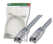 Патч-корд DIGITUS САТ 5e SF-UTP, 15м, AWG 26/7, Cu, PVC, сірий