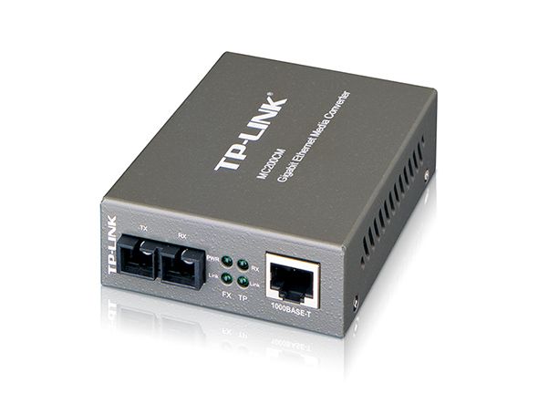 Медіаконвертер TP-LINK  1xGE, 1x1000BASE-SX, MM, 0.5km, SC TP-Link MC200CM