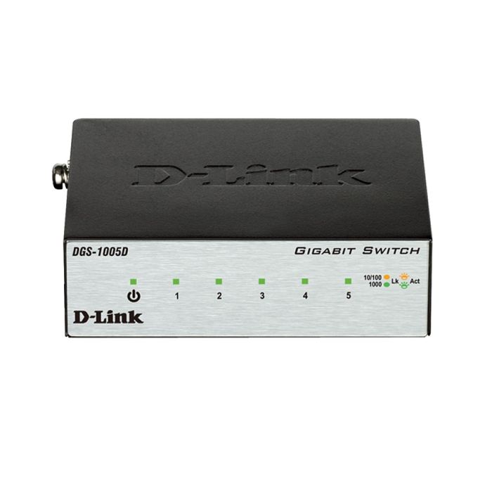Коммутатор   5xGE, Неуправляемый D-Link DGS-1005D