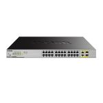 Комутатор   24x1GE c PoE, 2xSFP/GE, 370W D-Link DGS-1026MP