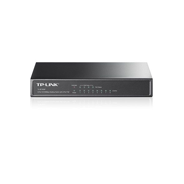 Комутатор TP-LINK  8xFE (8xPoE), 65Вт, Некерований TP-Link TL-SF1008P
