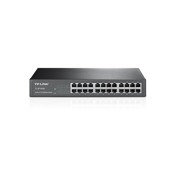 TP-LINK Switch  24xFE, Unmanageable TP-Link TL-SF1024D