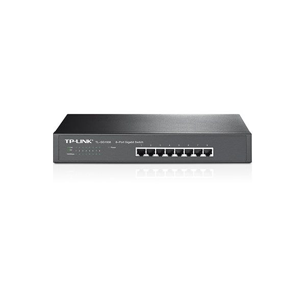 Коммутатор TP-LINK  8xGE, Неуправляемый TP-Link TL-SG1008