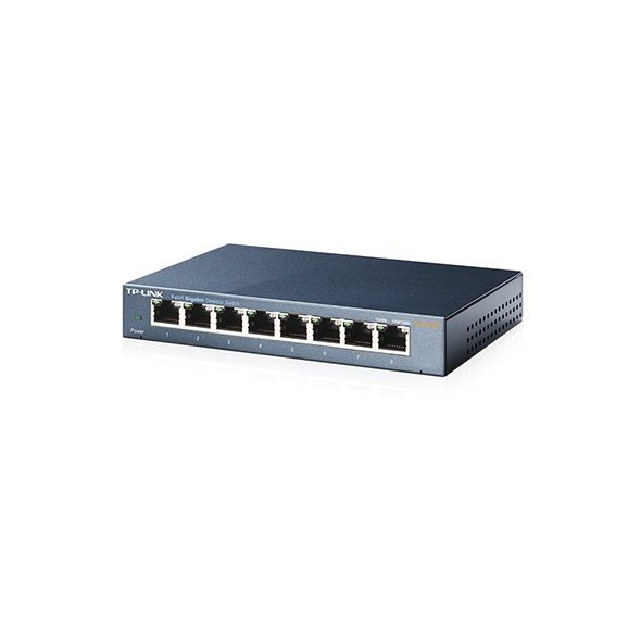 Коммутатор TP-LINK  8xGE, Неуправляемый TP-Link TL-SG108
