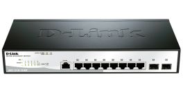Комутатор   8xGE, 2xSFP D-Link DGS-1210-10/ME