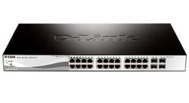 Комутатор   24xGE PoE, 4xGE/SFP, 193Вт, WebSmart D-Link DGS-1210-28P