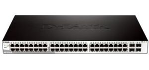Комутатор   48xGE, 4xSFP, WebSmart D-Link DGS-1210-52