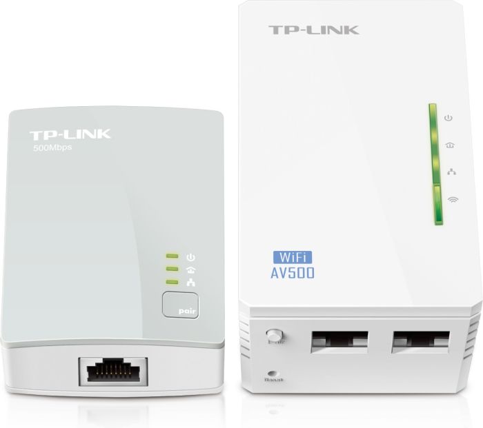TP-LINK Powerline Kit  AV600, N300, (TL-WPA4220 1шт, TL-PA4010 1шт) TP-Link TL-WPA4220KIT