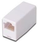 CAT 5e Modular Coupler, unshielded, RJ45 to RJ45, color white