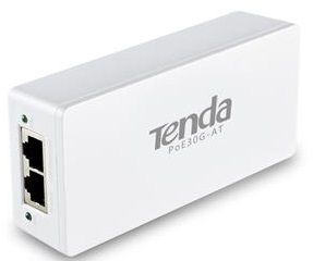 PoE-iнжектор TENDA 1xGE, 1xGE PoE, 30W Tenda PoE30G-AT