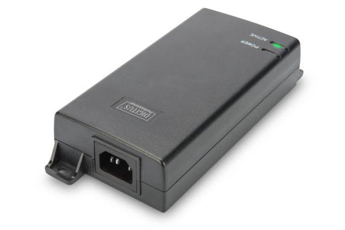 DIGITUS PoE-Injector PoE Ultra 802.3at, 10/100/1000 Mbps, Output max. 48V, 60W