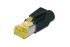 Конектор DIGITUS CAT 6A, RJ45, STP, круглий кабель, з ковпачком