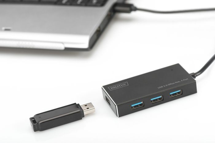 DIGITUS Hub USB-A > 4хUSB-А, active