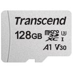 Карта пам'яті Transcend microSD  128GB C10 UHS-I R100/W40MB/s + SD