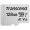 Карта пам'яті Transcend microSD  128GB C10 UHS-I R100/W40MB/s + SD