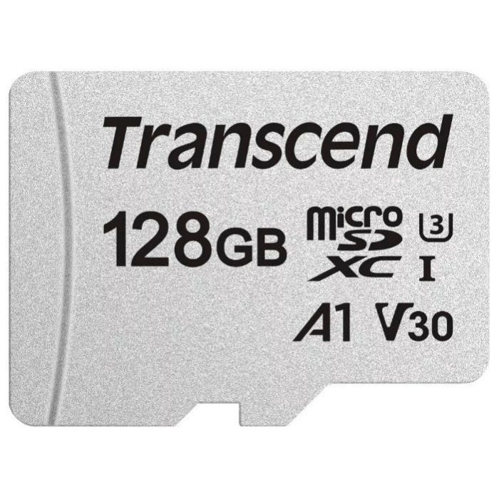 Карта пам'яті Transcend microSD  128GB C10 UHS-I R100/W40MB/s + SD