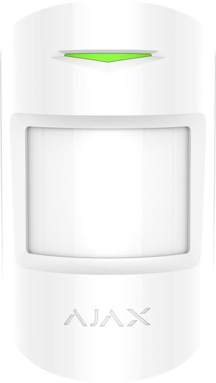 Датчик руху Ajax MotionProtect Plus, Jeweler, Бездротовий, білий