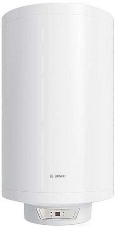 Водонагрівач електр. BOSCH круглий Tronic 8000T, 50л, 1,6кВт, сухий тен, ун. монтаж, електр. кер-ння, C, білий