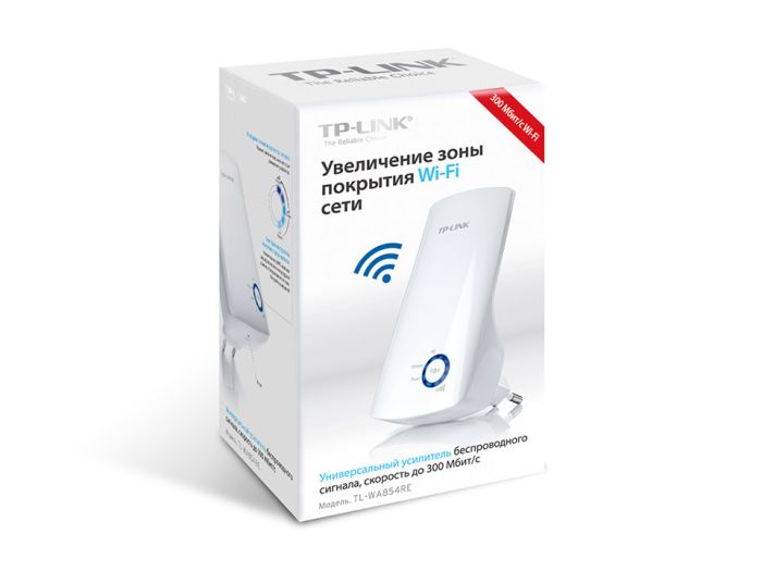 TP-LINK WiFi Range Extender  N300, 1хFE LAN TP-Link TL-WA854RE