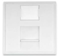 DIGITUS 45x45 mm 1-port shutter with, transparent label field for DN-93802-5 content: 1x shutter, RAL 9003