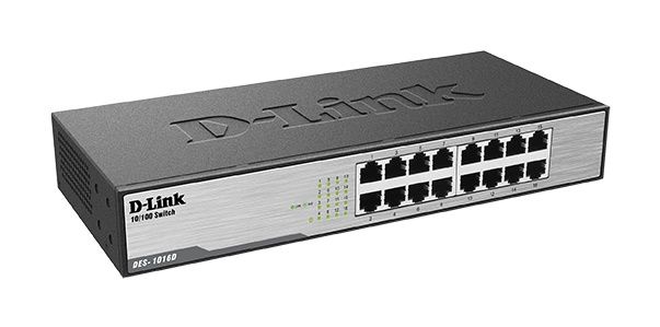 Switch  16xFE Unmanaged D-Link DES-1016D