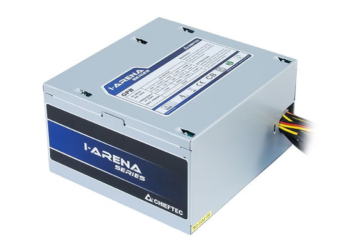 CHIEFTEC PSU iArena  (450W), >85%, 120mm, 1xMB 24pin(20+4), 1xCPU 8pin(4+4), 3xMolex, 5xSATA, 1xPCIe 8pin(6+2), Bulk
