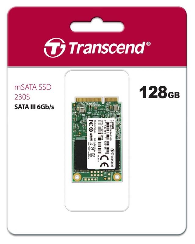 Накопичувач SSD Transcend mSATA 128GB SATA 230S