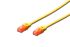 DIGITUS patch cable CAT 6 UTP, 2m, AWG 26/7, CCA, PVC, yellow