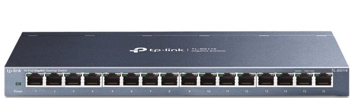 TP-LINK Switch  16xGE, Unmanageable TP-Link TL-SG116
