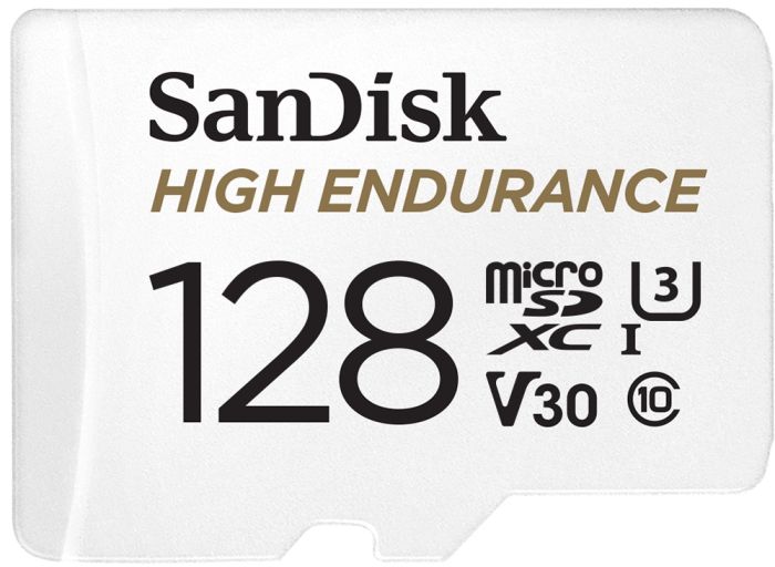 SanDisk microSD  128GB C10 UHS-I U3 V30 R100/W40MB/s High Endurance