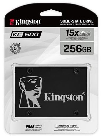SSD Kingston 2.5"  256GB SATA KC600