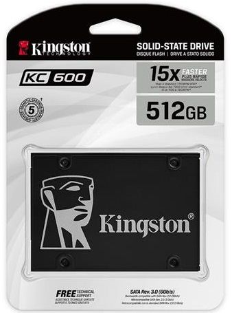 SSD Kingston 2.5"  512GB SATA KC600