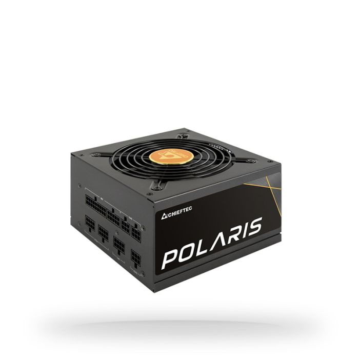 CHIEFTEC PSU Polaris  (650W), >90%, 80+ Gold, 120mm, 1xMB 24pin(20+4), 2xCPU 8pin(4+4), 3xMolex, 6xSATA, 4xPCIe 8pin(6+2), Fully Modular