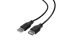 Кабель 2E USB-A > USB-AF заряджання/синхронізації 1.8м, чорний