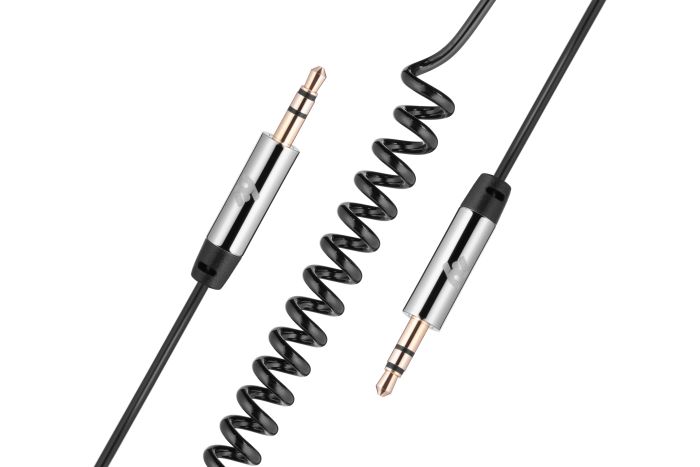 Кабель 2E jack 3.5 > jack 3.5 (M/M) 1.8м, чорний