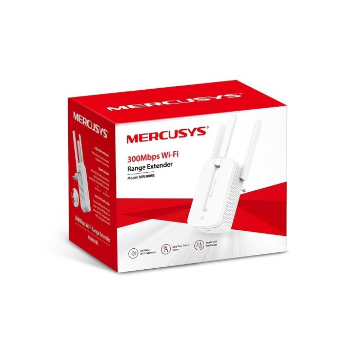 Розширювач покриття WiFi MERCUSYS  N300 Mercusys MW300RE