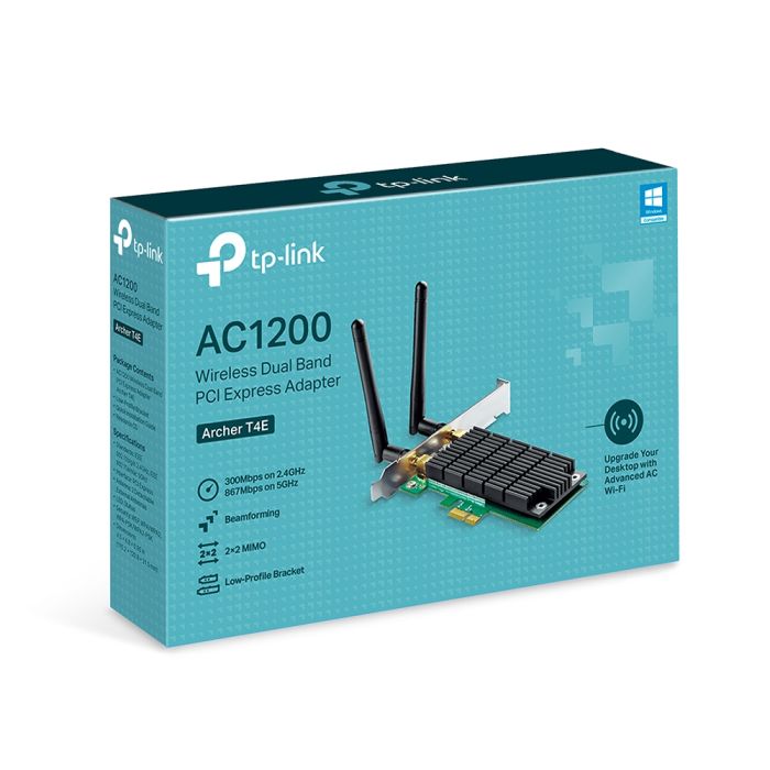 WiFi-адаптер TP-LINK Archer T4E AC1200, PCI-Express x1