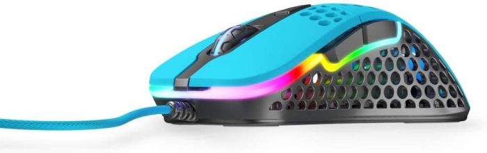 Mouse Xtrfy M4, USB-A, RGB, Miami Blue