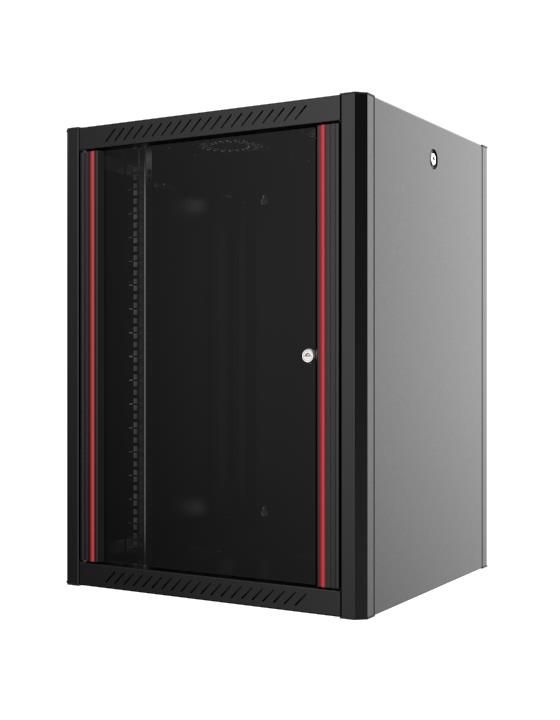 Шафа MIRSAN 19", 20U, WTN, 600x450 мм, максимально 100 кг, чорна