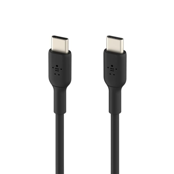 Кабель USB-C > USB-C заряджання/синхронізації Belkin 1м, 60Вт, Type-C, PVC, чорний