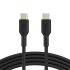 Кабель USB-C > USB-C заряджання/синхронізації Belkin 2м, 60Вт, Type-C, PVC, чорний