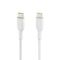 Кабель USB-C > USB-C заряджання/синхронізації Belkin 1м, 60Вт, Type-C, PVC, білий