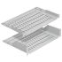 MIRSAN 2U 19" D=350MM RACK MOUNT SHELF  BLACK