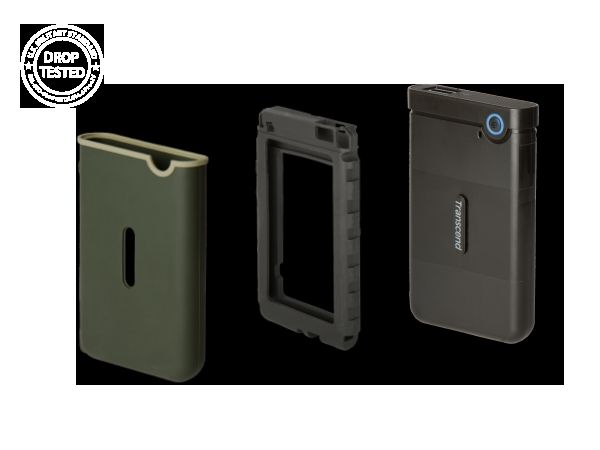 Портативний жорсткий диск Transcend 4TB USB 3.1 StoreJet 25M3 Сірий