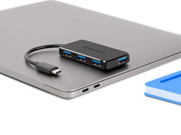 Хаб Transcend USB 3.1 Type-C > 4xUSB 3.1 Type-A пасивний